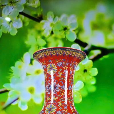 Bình sứ hoạ tiết thập nhị tiên cô